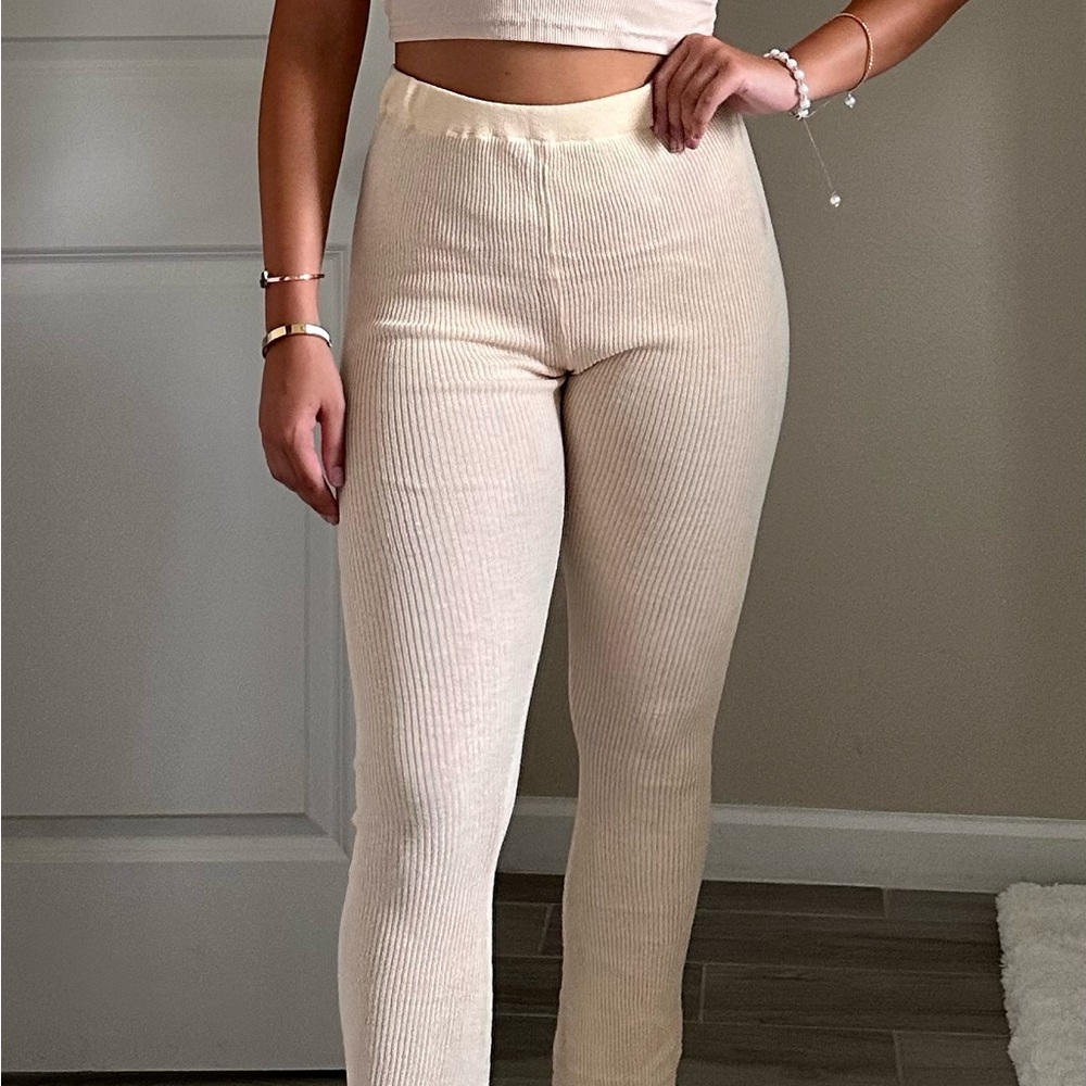 Brand new Pretty Little Thing knitted high waist leggings